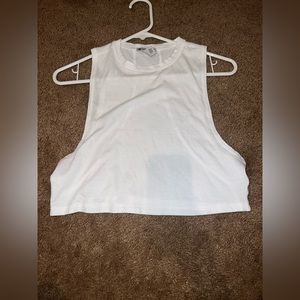 White workout cover top